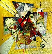 Wassily Kandinsky gult ackompanjemang painting